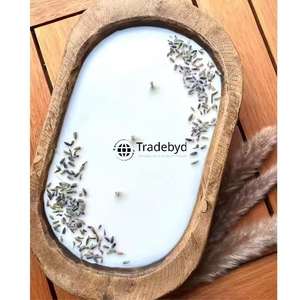 Candelabro Decorativo de Madera Tallada, Soporte Artesanal de Primera Calidad para Decoración del Hogar, Tradebyd - Product Image 3