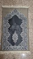 Alfombra de Oración Portátil para Coche y Exteriores, de Algodón Turco, Antimicrobiana, Duradera, Personalizable, Lavable a Máquina, con Diseño Novedoso