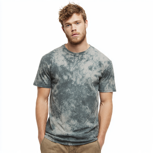 Camiseta de sublimación de lavado ácido para hombre, camiseta de lavado Vintage de poliéster de algodón 100% para hombre, lavada con ácido Camiseta estampada ajustada para hombre - Product Image 3