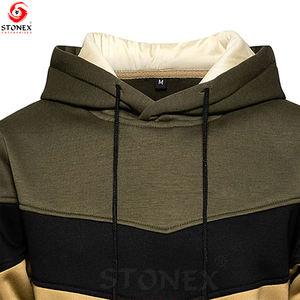 Custom Logo Design <b>Black</b> <b>Men</b> Plain 400 Gsm Heavy Cotton Thick Heavyweight Hoodie Blank High Quality <b>Hoodies</b> - Product Image 4