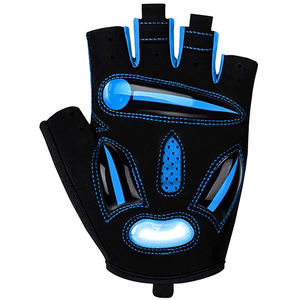 Gants de course personnalisés à demi-doigt pour la protection du vélo Gants de moto Respirant Stretch Imprimé Design Équipement de cyclisme - Product Image 2