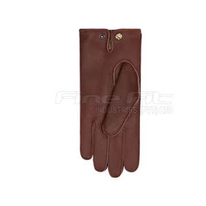 Guantes de piel de vaca duraderos con logotipo personalizado con diseño antideslizante para pantalla táctil, aptos para uso informal y laboral, fabricados en Pakistán - Product Image 3