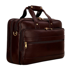 Luxurious Customize Genuine <b>Leather</b> <b>Laptop</b> <b>Bag</b> with Spacious Compartments from Indian manufacturer with stylish finish - Product Image 5