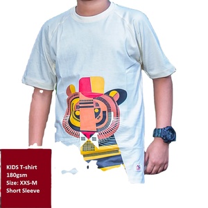 OEM เสื้อยืดแขนสั้นสำหรับเด็กรุ่น Blank เสื้อยืดสำหรับเด็กเสื้อผ้าสำหรับฤดูร้อนฤดูใบไม้ผลิเสื้อยืดเด็กทนทานและยาวนานเสื้อยืดพรีเมียม - Product Image 1