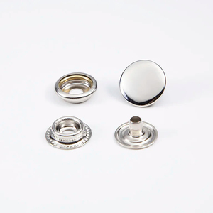 15mm 4 Part Metal Snap <strong>Button</strong> for Sewing Clothing <strong>Closure</strong> - Product Image 1