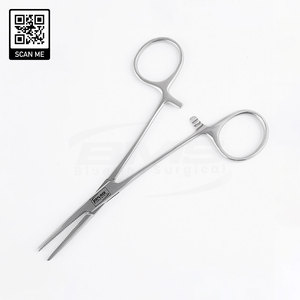 Pinzas de Arteria Spencer Wells de Grado Alemán Premium, Hemostáticos Manuales Reutilizables con Certificación CE para Cirugía General Abdominal y Veterinaria - Product Image 1
