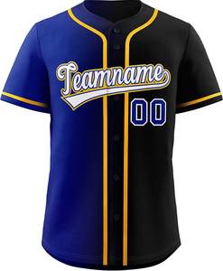 Maillot de Baseball Personnalisable pour Homme Sublimation Toutes Couleurs Logo Graphic Layout Baseball Team Shirt - Product Image 5