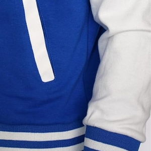 <b>Men</b> blue varsity <b>jacket</b> <b>white</b> sleeve letterman <b>jacket</b> blue baseball bomber classic collegiate <b>jacket</b> two tone athletic outerwear - Product Image 4