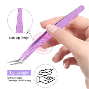 Pince à cils pour extension de cils Fiber Tip Volume Extensions de cils Pince à épiler - Product Image 3