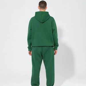Custom 100% Cotton Fleece High Quality Blank Unisex Oversized Hoodie and <b>Jogger</b> Pants Unisex Tracksuit <b>Set</b> Sweatsuits Printed - Product Image 2