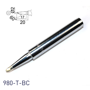 Puntas de Soldadura Hakko 980-T-BC, Tipo Cuchilla y Cincel de Cobre - Product Image 1
