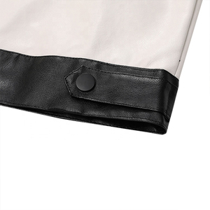 Vente en gros de vêtements de course moto personnalisés 2024 veste en cuir veste surdimensionnée personnalisée streetwear veste de baseball manteau d'automne de mode - Product Image 6