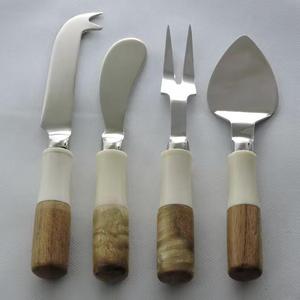 Fromage Couverts produits fromage gadgets ensemble Résine et acier inoxydable couteau à fromage ensemble batterie de cuisine ensembles cuisine - Product Image 1