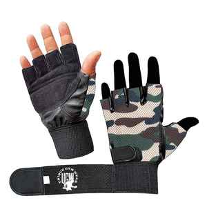 UNIQUE GYM WEAR Wholesale Leather Waterproof Gym Workout <b>Gloves</b> Wrist Support Cross <b>Training</b> Fitness Men Women <b>Weight</b> <b>Gloves</b> - Product Image 2