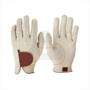Gants de Golf en cuir véritable pour hommes, main gauche droite, doux, respirant, en peau de mouton Pure, accessoires de Golf - Product Image 1