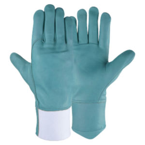 Gran oferta, guantes de seguridad de cuero de grano de vaca, guantes de trabajo para conductores para protección de manos Industrial para jardinería de construcción - Product Image 4