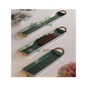 Ensemble de 3 plateaux de service pour aliments de différentes tailles plateau de service pour chocolats en forme de rectangle de dernière conception à vendre - Product Image 3