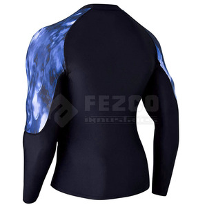 Superventas Unisex Rash Guard 2025 Venta al por mayor Ropa de entrenamiento para adultos Spandex/Poliéster Secado rápido Transpirable Ecológico - Product Image 2
