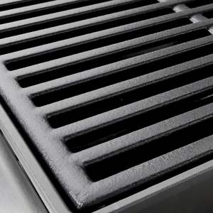 Foyer moderne en <span class=keywords><strong>fonte</strong></span> noire solide résistant aux hautes températures <span class=keywords><strong>pour</strong></span> la combustion en extérieur Conception simple - Product Image 3