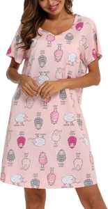 Conjunto de pijama de Modal de talla grande para mujer, ropa de dormir sin mangas con cuello en V, ropa de dormir corta con ribete de encaje, ropa de dormir teñida lisa, cintura suave con cordón - Product Image 4