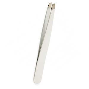Pinzas para cejas Venta al por mayor Maquillaje y herramientas de acero inoxidable Pinzas para extensiones de pestañas Pinzas para cejas de etiqueta privada - Product Image 1