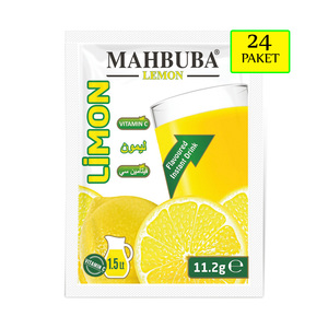 Poudre de boisson instantanée aromatisée au citron Mahbuba Premium, boisson turque rapide de haute qualité, mangue, pomme, ananas, vitamine C, boîte - Product Image 4