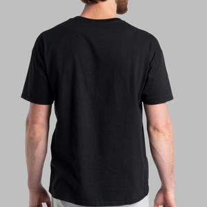 Concevez votre propre marque personnalisée T-shirt à manches courtes motif vintage tricoté 100% coton doux qualité de base T-shirts lourds - Product Image 4