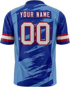 Vente en gros de chemises de football classiques personnalisées pour hommes, uniforme de rugby, maille respirante, sublimation, logo, maillot de l'équipe américaine de football - Product Image 2