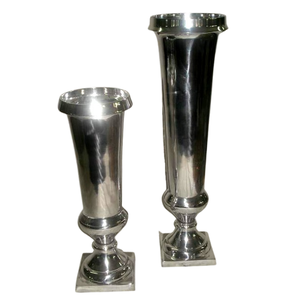 Best Quality <b>Candle</b> <b>Holder</b> Pillar Set Of 5 Pieces <b>Mirror</b> Polished Unique Decorative <b>Candle</b> Stand For Use Home Restaurant & Hotel - Product Image 4