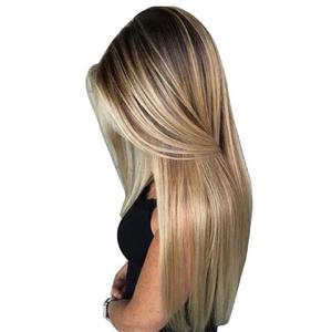 Venta al por mayor de fábrica fabricante sedoso recto mujeres hombres pelucas de pelo resistente al calor ligero suave ajuste transparente brillante - Product Image 5