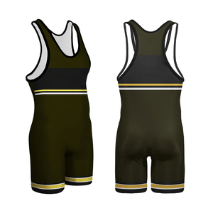 Vente chaude Maillots de lutte taille personnalisée Vêtements de sport de qualité supérieure en tissu Spandex/Polyester - Product Image 1