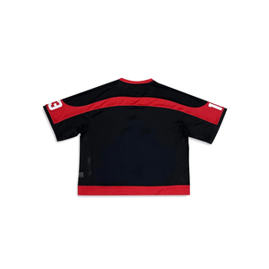 Vente en gros de t-shirts Boxy à sublimation personnalisés, maillot de basket-ball de football surdimensionné à séchage rapide, maillot de football en maille - Product Image 3