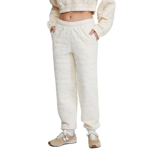 กางเกงวอร์มเอวสูงสำหรับออกกำลังกายของผู้หญิงกางเกงเรียกเหงื่อระบายอากาศได้ดีโลโก้ออกแบบได้ตามต้องการ - Product Image 1