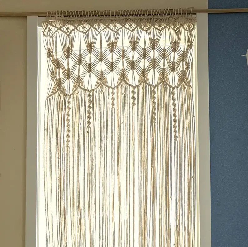 Best range of macrame door curtains available at LOVE N BEYOND exclusive customised & handmade products