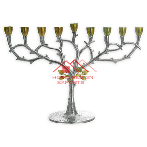 Porte-bougie en métal en aluminium moulé pour la décoration de la lumière des bougies à la maison, à l'hôtel, au restaurant, prix de gros - Product Image 3