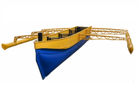 Bateau Jukung Insubmersible AQT JK6388 en polyéthylène haute densité (PEHD) avec une capacité de 8 personnes