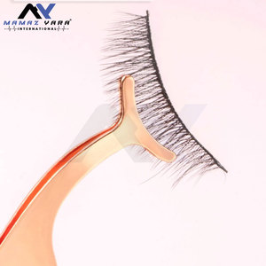 อุปกรณ์ต่อขนตาสแตนเลสสตีลแบบเรียบง่ายสีโรสโกลด์อุปกรณ์ต่อขนตาเพื่อความงามใช้งานง่ายปรับแต่งได้ตามต้องการ - Product Image 5