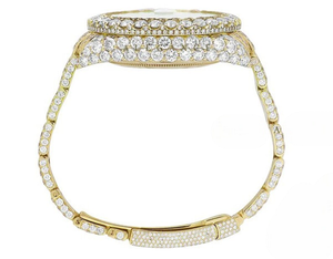 Reloj de Diamantes Personalizado de Moda para Hombre y Mujer, Precios de Fábrica, Logotipo Personalizado, Reloj de Pulsera con Diamantes Moissanite para Hombre, Joyería de Rapero - Product Image 2