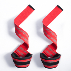 Sangles de levage en coton rembourrées - Coussinets de poignet en néoprène doux et de soutien - Longueur de 21,5 pouces, sangles de poignet en coton de 1,5 pouces - Product Image 2