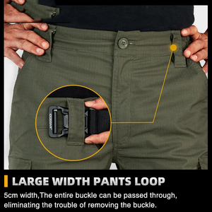 กางเกงลายพรางสำหรับผู้ชายสีเขียวทหารสำหรับล่าสัตว์ในเมืองสีเขียวปรับแต่งได้ - Product Image 3