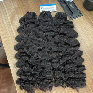 Pelo sin procesar al vapor Pelo Rizado birmano pelo crudo mechones tejido color natural de la fábrica de Vietnam - Product Image 3