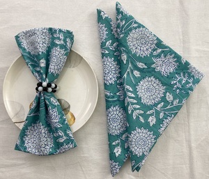 Vente en gros Bloc de coton Imprimé Serviette en tissu Ameublement de table Mariage et fête - Product Image 4