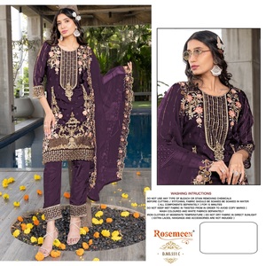 Kshatriya ชุดเดรสผ้าไหมแก้วแท้ปักลายสำหรับผู้หญิงชุดสูทยาวของชนเผ่าชุดแฟนซี - Product Image 4