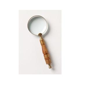 Metal Magnifying Glass Traditional Handheld Reading Lens For <b>Books</b> Documents Maps Desk Office Decor - Product Image 1