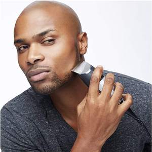 Tondeuse à barbe électrique sans fil pour homme, lame réglable, IPX7, rechargeable, pour cheveux, fournitures de barbier, tondeuse à moustache - Product Image 3