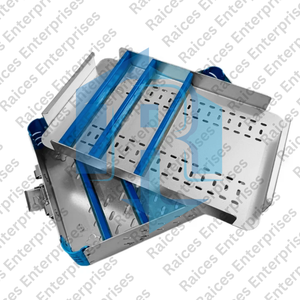 CE Certified Medical Grade Aluminum Alloy Sterilization Tray Manual Power Source Orthopedic Small Fragment Instrument <b>Box</b> - Product Image 4