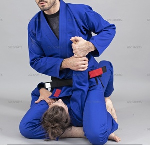 Jiu jitsu gi — tissage perle en coton ultra doux, 2 pièces, bas prix, Logo et patchs personnalisés, bon marché, quantité minimale de commande - Product Image 4