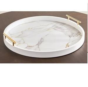 Vente chaude, plateau de service en métal fait à la main, personnalisable, pour la cuisine, la restauration, le petit-déjeuner, le restaurant, le café, la maison, décoration de table - Product Image 1