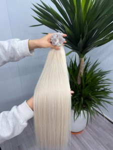 วิกผมคนจากเวียดนามแบบไม่ผ่านการทำเคมี100% ผมมนุษย์แบบไม่ผ่านกระบวนการเรียงตามแนวเส้นผมมนุษย์จากเวียดนาม - Product Image 2