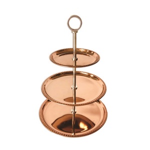 Design créatif sculpté à la main forme arrondie équipement de service de gâteau support de gâteau en métal hôtel Dessert serveur support luxe - Product Image 6